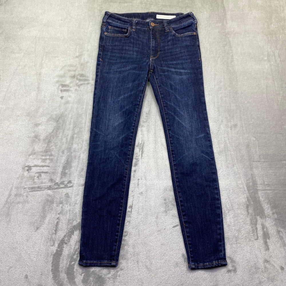 Free People High-Rise Denim Legging Jeans Dark Wash Indigo Skinny Size 27